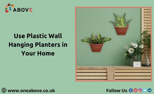 plastic wall hanging planters